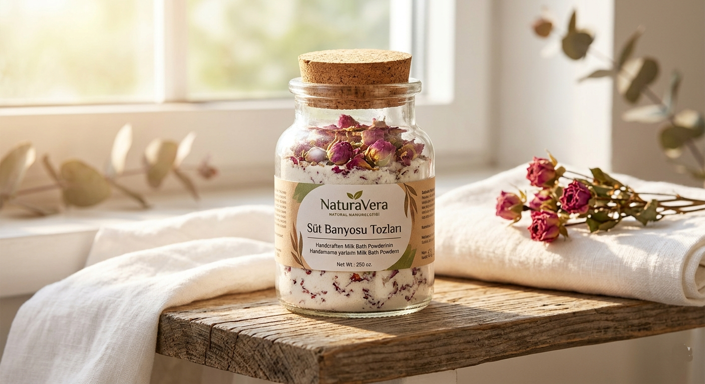 Gül Sütü Banyosu Tozu