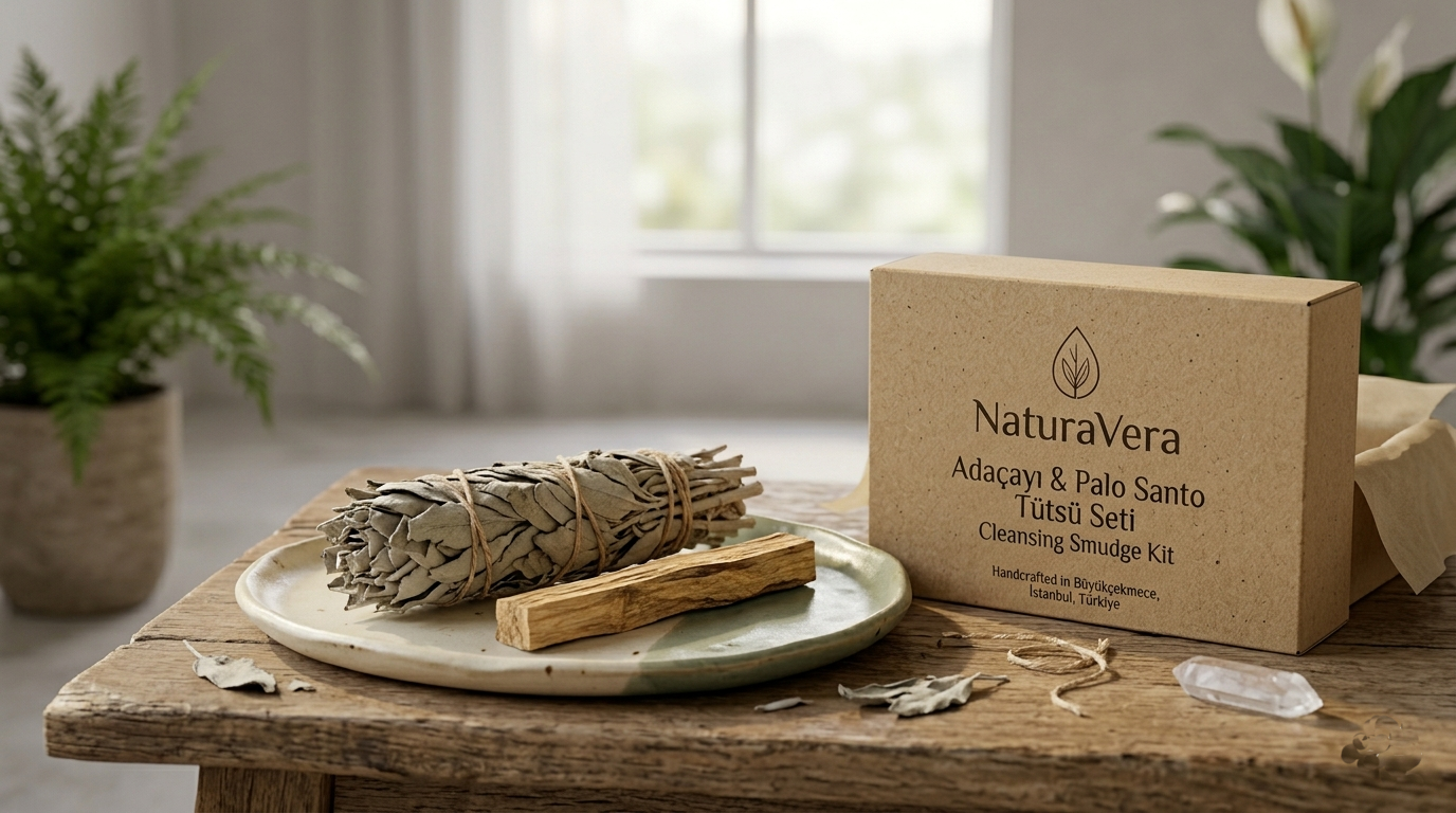 Adaçayı & Palo Santo Arındırıcı Tütsü Seti