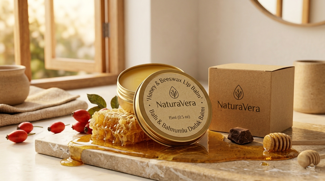 Ballı & Balmumlu Dudak Balmı